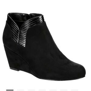 XAPPEAL WOMENS STEPHY WEDGE BOOTIE
